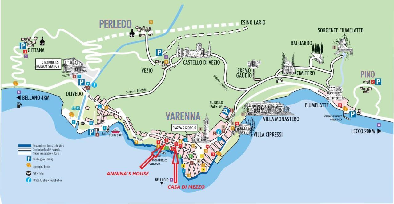 Annina'S House Varenna Historic Centre المظهر الخارجي الصورة